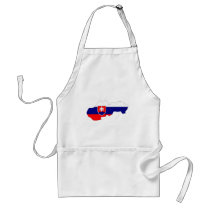 Slovakia flag map aprons by FlagStore Slovakia flag map aprons