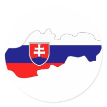 Slovakia flag map stickers by FlagStore Slovakia flag map stickers
