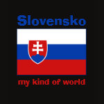 Slovakia Flag Map Text Ladies Baby Doll