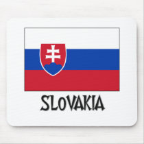 Slovakia Flag mousepads by flagshirt Slovakia Flag mousepads