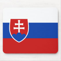 Slovakia Flag Mousepad by FlagAndMap Slovakia Flag Mousepad