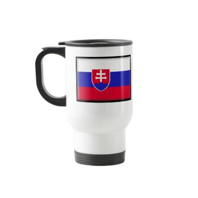 Slovakia Flag Coffee Mugs by jacinto888
