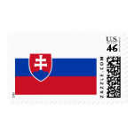 Slovakia flag postage stamps