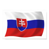 Slovakia Flag Poster Print by LivingFlags2 Slovakia Flag Poster Print