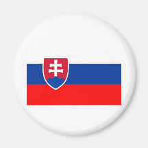 Slovakia flag refrigerator magnets