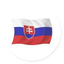 Slovakia Flag Sticker by LivingFlags2 Slovakia Flag Sticker