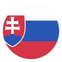 Slovakia Flag stickers by sergemayifuila Slovakia Flag stickers