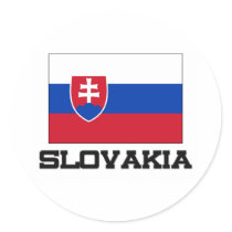 Slovakia Flag stickers by tshirtshirts Slovakia Flag stickers