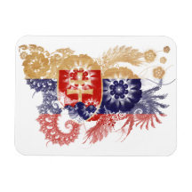 Slovakia Flag Vinyl Magnets