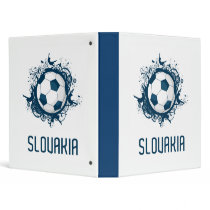 Slovakia Football Vinyl Binder