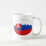 Gnarly Slovakian Flag Mug