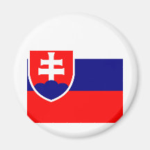 Slovakia High quality Flag Magnet