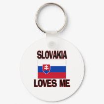 Slovakia Loves Me keychains by flagshirt Slovakia Loves Me keychains