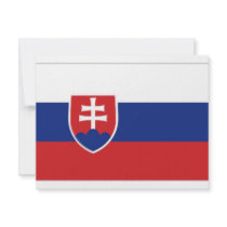 Slovakia National Flag invitations by All_Flags Slovakia National Flag invitations