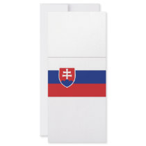 Slovakia National Flag Custom Rack Card