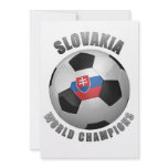 SLOVAKIA SOCCER CHAMPIONS CUSTOM ANNOUNCEMENTS
