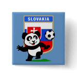 This adorable little panda is too cute! He's featured in front of a large flag from Slovakia and ready to play football and score some goals. This cute design is perfect for football players and soccer fans! You can totally customize this gift! Change the color, move the design around, add your own text or images -- make it your own!