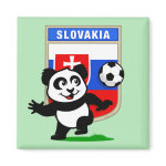 This adorable little panda is too cute! He's featured in front of a large flag from Slovakia and ready to play football and score some goals. This cute design is perfect for football players and soccer fans! You can totally customize this gift! Change the color, move the design around, add your own text or images -- make it your own!