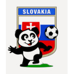 This adorable little panda is too cute! He's featured in front of a large flag from Slovakia and ready to play football and score some goals. This cute design is perfect for football players and soccer fans! You can totally customize this gift! Change the color, move the design around, add your own text or images -- make it your own!