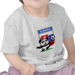 This adorable little panda is too cute! He's featured in front of a large flag from Slovakia and ready to play football and score some goals. This cute design is perfect for football players and soccer fans! You can totally customize this gift! Change the color, move the design around, add your own text or images -- make it your own!
