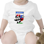 This adorable little panda is too cute! He's featured in front of a large flag from Slovakia and ready to play football and score some goals. This cute design is perfect for football players and soccer fans! You can totally customize this gift! Change the color, move the design around, add your own text or images -- make it your own!