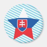 Slovakia Star Magnet