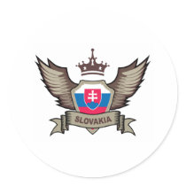 Slovakia Round Sticker
