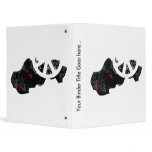 Slovakia Trendy Peace Sign with Slovak map Binder