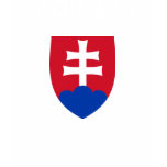Slovakia with coat of arms t-shirts