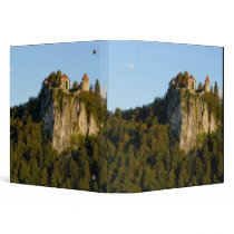 Slovenia, Bled, Lake Bled, Bled Castle on Binder
