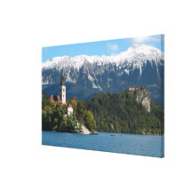 Slovenia, Bled, Lake Bled, Bled Island, Bled 2 Canvas Prints