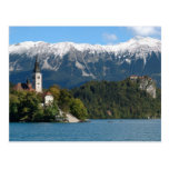Slovenia, Bled, Lake Bled, Bled Island, Bled 2 Post Cards