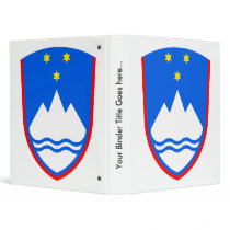 Slovenia Coat of Arms detail Vinyl Binders