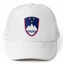 Slovenia Coat of Arms Hat by FlagTshirts Slovenia Coat of Arms Hat