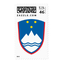 Slovenia coat of arms postage by sergemayifuila Slovenia coat of arms postage