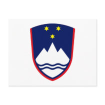 Slovenia Coat of Arms Postcard by FlagTshirts Slovenia Coat of Arms Postcard