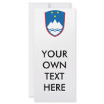 Slovenia Coat of Arms Rack Card Design