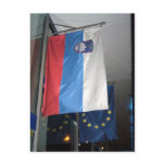 slovenia eu flag postcards