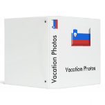 Slovenia Flag Jewel Vinyl Binders