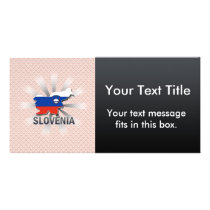 Slovenia Flag Map 2.0 Photo Cards