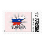 Slovenia Flag Map 2.0 postage
