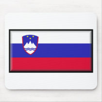 Slovenia Flag mousepads