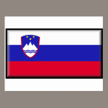 Slovenia Flag postcards