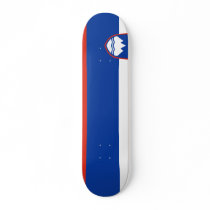 Slovenia Flag Skateboard