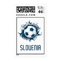 Slovenia Football Stamp