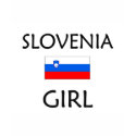 SLOVENIA GIRL t-shirts by flagshirt SLOVENIA GIRL t-shirts