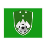 Slovenia green crest Adapted Slovenia emblem Postcard