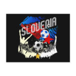 Slovenia Grunge Soccer football celebration Post Cards