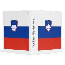 Slovenia High quality Flag Vinyl Binder