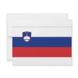 Slovenia National Flag Personalized Announcements
